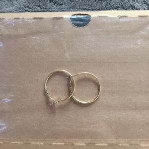 Gold Colored Hoops